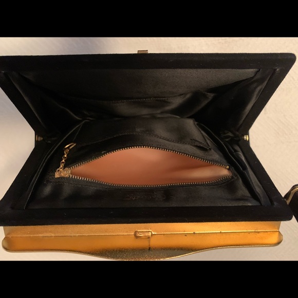 Coblentz vintage black suede purse - Picture 5 of 10